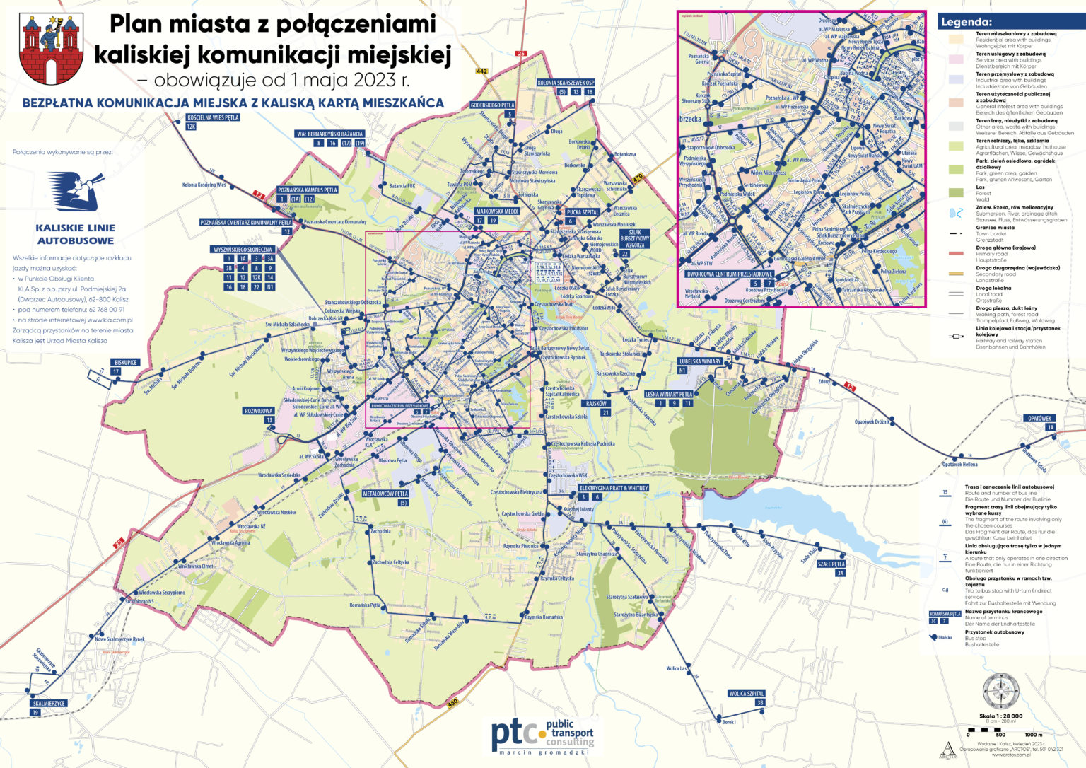 Nowy Rozkład Jazdy Kla Od 1 Maja Br Kaliskie Linie Autobusowe 4045